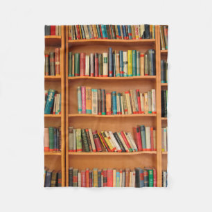 Lesewortlesung der virtuellen Bibliothek Fleecedecke