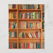 Lesewortlesung der virtuellen Bibliothek Flyer (Hinten)