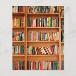 Lesewortlesung der virtuellen Bibliothek Flyer