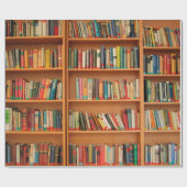 Lesewortlesung der virtuellen Bibliothek Geschenkpapier (Flach)