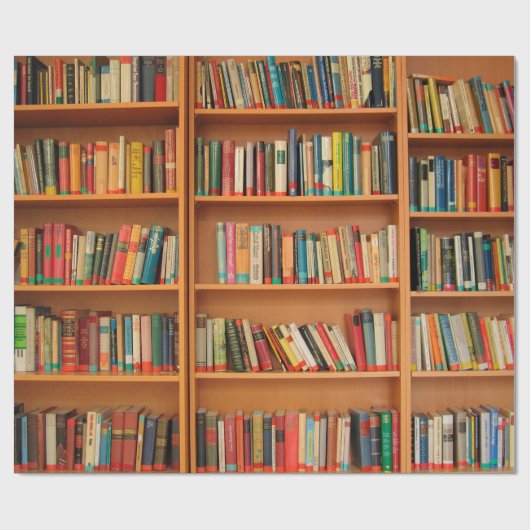 Lesewortlesung der virtuellen Bibliothek Geschenkpapier (Flach)