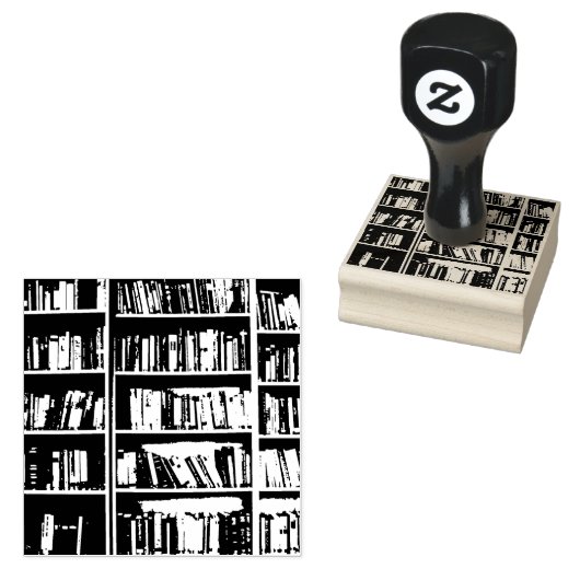 Lesewortlesung der virtuellen Bibliothek Gummistempel (Stempel)