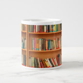Lesewortlesung der virtuellen Bibliothek Jumbo-Tasse (Vorderseite)