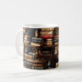 Lesewortlesung der virtuellen Bibliothek Kaffeetasse (Vorderseite Links)