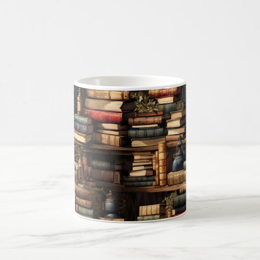 Lesewortlesung der virtuellen Bibliothek Kaffeetasse (Mittel)