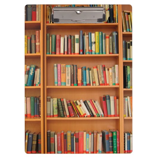 Lesewortlesung der virtuellen Bibliothek Klemmbrett (Vorderseite)