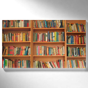 Lesewortlesung der virtuellen Bibliothek Namenschild