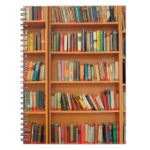 Lesewortlesung der virtuellen Bibliothek Notizblock (Vorderseite)