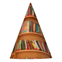 Lesewortlesung der virtuellen Bibliothek Partyhütchen