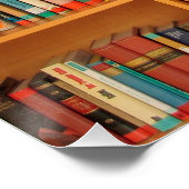 Lesewortlesung der virtuellen Bibliothek Poster (Ecke)