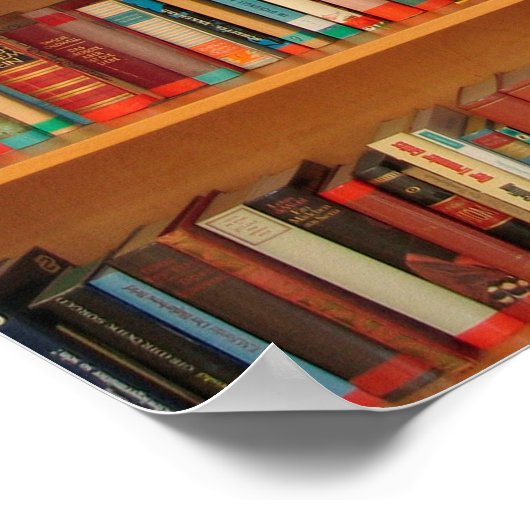 Lesewortlesung der virtuellen Bibliothek Poster (Ecke)