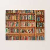 Lesewortlesung der virtuellen Bibliothek Puzzle (Horizontal)