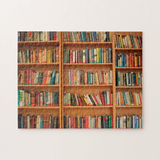 Lesewortlesung der virtuellen Bibliothek Puzzle (Horizontal)