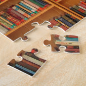 Lesewortlesung der virtuellen Bibliothek Puzzle (Seite)