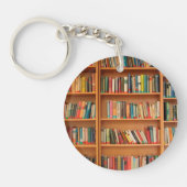 Lesewortlesung der virtuellen Bibliothek Schlüsselanhänger (Vorderseite)