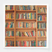 Lesewortlesung der virtuellen Bibliothek Serviette (Vorderseite)