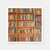 Lesewortlesung der virtuellen Bibliothek Serviette (Vorderseite)