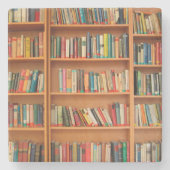 Lesewortlesung der virtuellen Bibliothek Steinuntersetzer (Vorderseite)