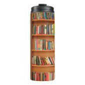 Lesewortlesung der virtuellen Bibliothek Thermosbecher (Vorderseite)