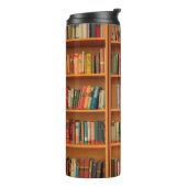 Lesewortlesung der virtuellen Bibliothek Thermosbecher (Nach links gedreht)