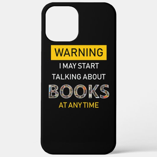 Lesewortwarnung lustige Buch-Nerds Case-Mate iPhone Hülle (Rückseite)