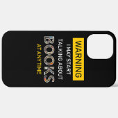 Lesewortwarnung lustige Buch-Nerds Case-Mate iPhone Hülle (Rückseite / Rechts)