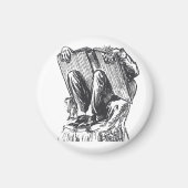 Lesewurm Magnet (Vorne)