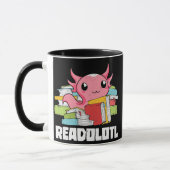 Lesewurm Readolotl Reading Amphibien Tasse (Links)