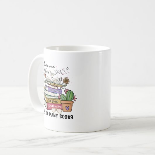 Lesewürmer Reader Kaffeemaschine Tasse Geschenk fü (Vorderseite Links)