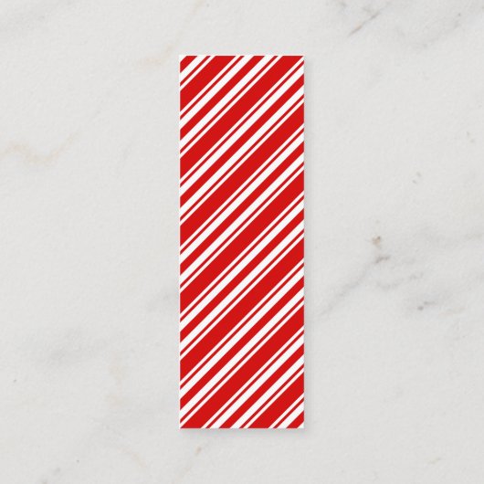 Lesezeichen aus Zuckerrohr Mini Visitenkarte (Rückseite)