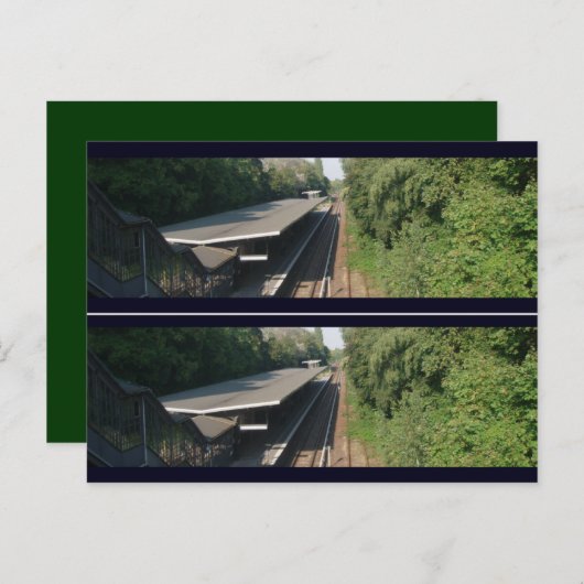 Lesezeichen Berlins S-Bahn Postkarte (Vorne/Hinten)