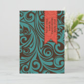 Lesezeichen Book Club Einladung (Stehend Vorderseite)