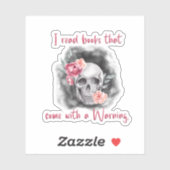 Lesezeichen, Booknerl, Geschenk für das Buch Lover Aufkleber (Blatt)