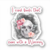 Lesezeichen, Booknerl, Geschenk für das Buch Lover Aufkleber (Vorderseite)