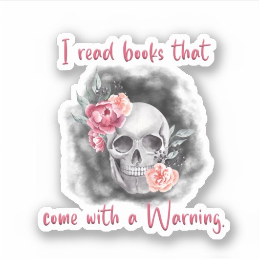 Lesezeichen, Booknerl, Geschenk für das Buch Lover Aufkleber (Vorderseite)