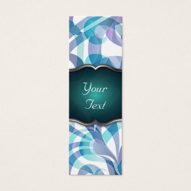 Lesezeichen Business Card abstrakter Hintergrund (Vorderseite)