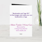 Lesezeichen card - Kimono Mermaid Girl Karte (Rückseite)