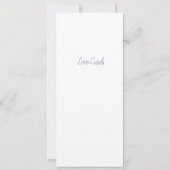 Lesezeichen der Einladung (Rückseite)