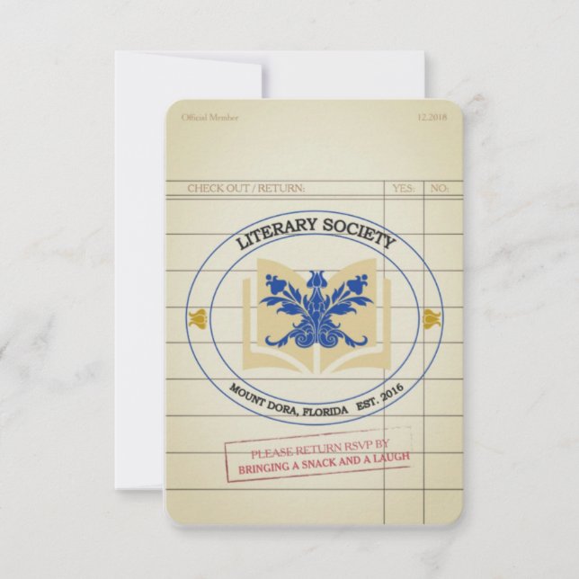 Lesezeichen der Literaturgesellschaft (Vorderseite)