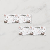 Lesezeichen der Wasserfarbenwälder Mini Visitenkarte (Vorne/Hinten)