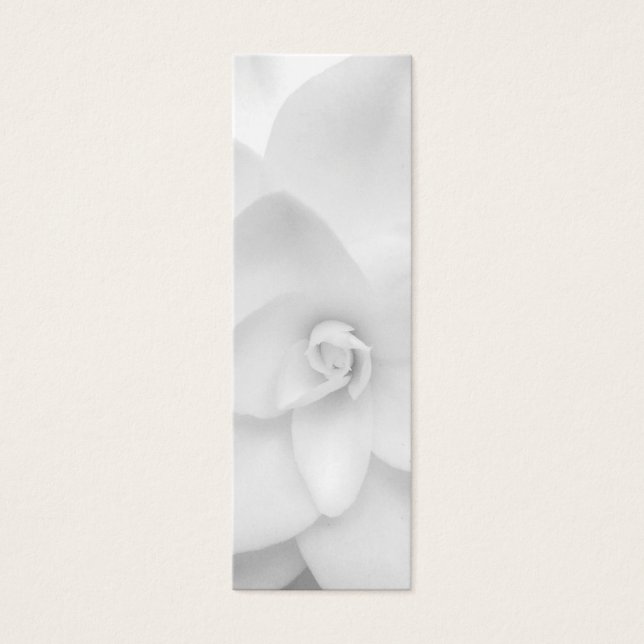 Lesezeichen der weißen Blume (Vorderseite)