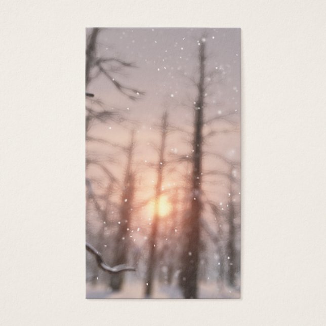 Lesezeichen der Winternacht (Vorderseite)