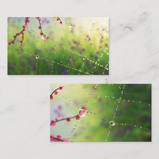 Lesezeichen des Frühlings Visitenkarte (Vorne/Hinten)