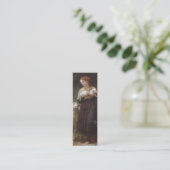 Lesezeichen des neugeborenen Lamb von William Boug Mini Visitenkarte (Stehend Vorderseite)