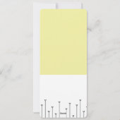 Lesezeichen des personalisierten Lehrers Feiertagskarte (Rückseite)