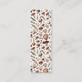 Lesezeichen des Pilzwaldes: Lover's Card Telefonnummerkarte (Vorderseite)