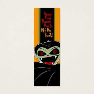 Lesezeichen Dracula Vampire Halloween Bloody Custo