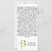 Lesezeichen "Emmanuel" (Rückseite)