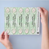 Lesezeichen Favoriten für Baby-Dusche Gastgeschenk Flyer (Hand)