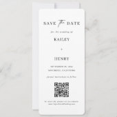 Lesezeichen Foto Altes Geld Hochzeit Save The Date (Rückseite)